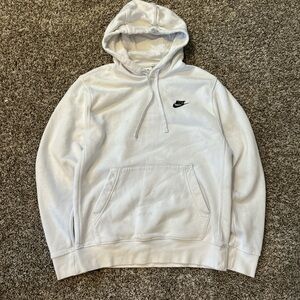 Nike Men's White Hoodie